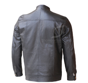 Vêtements pour hommes Veste en cuir à manches longues Produit très vendu Meilleure veste en cuir d'hiver pour hommes - Product Image 2