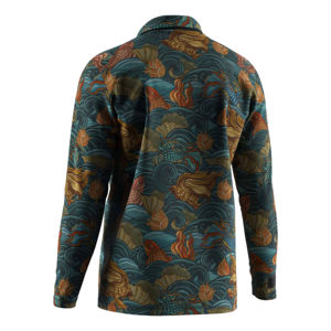 Camiseta informal de sublimación OEM Odm para hombre, camiseta de manga larga de alta calidad, camiseta Polo de Golf al por mayor, fibra de poliéster - Product Image 4