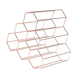 Premium Quality Metal Wine Bottle <b>Holder</b> Modern Tabletop Wine <b>Rack</b> for Kitchen Dining & Bar by decor impex - Product Image 2