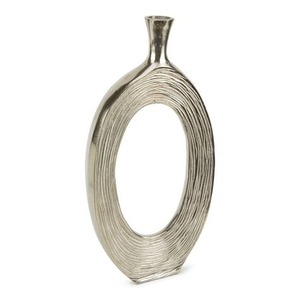 Vase à fleurs en métal artisanal pour étagère supérieure table à manger et console d'entrée décoration florale - Product Image 5