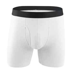High Quality <b>Men's</b> Classic Solid Cotton Stretch Briefs Boxers Shorts <b>Men's</b> <b>Underwear</b> with Open Fly <b>Pouch</b> Plus Size - Product Image 2