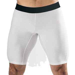 New Fashion Men's XS High-Performance Running <b>Shorts</b> Fitness <b>Compression</b> <b>Shorts</b> Elastic Waist Solid Decoration Anti-Wrinkle OEM - Product Image 1