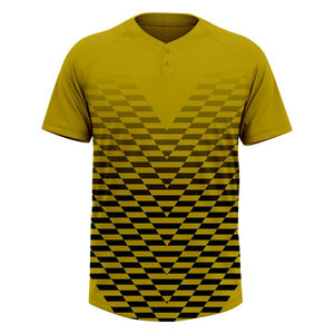 Camiseta de Béisbol Deportiva Sublimada de Poliéster de Alta Calidad para Hombre, Cuello en V, Modelo 2026 - Product Image 4