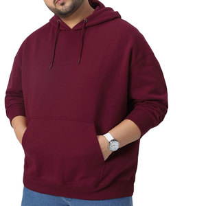 Solid Color Casual Plus Size <b>Men</b> Hoodies Plain Dyed Best <b>Pullover</b> <b>Men</b> Hoodies In Stock - Product Image 5