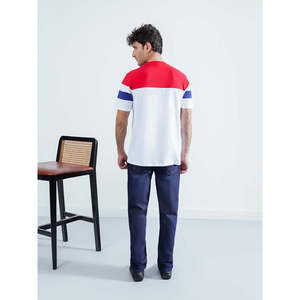 Camiseta MAELIE para Hombre, Corte Regular, con Logotipo Personalizado, Tejido de Punto, Estampada, Comprimida, Tallas Grandes - Product Image 4