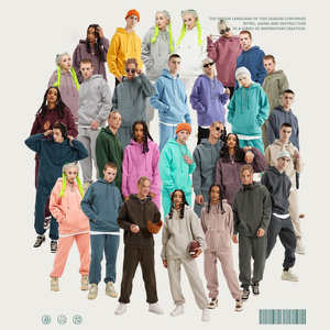 เสื้อฮู้ดผ้าคอตตอน300 GSM เสื้อสเวตเตอร์ใช้ได้ทั้งชายและหญิงใส่สบายเสื้อผ้าลำลองให้ความอบอุ่นมีสไตล์ - Product Image 2