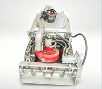 Robot de dragage amphibie à moteur diesel pour déchiquetage de boues en extérieur (rivière, lac), machine robuste pour l'extraction de boues en milieu urbain, garantie 1 an