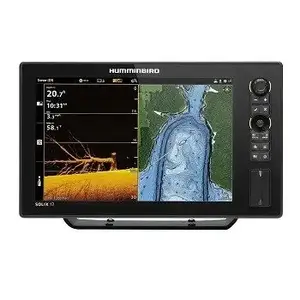 Auténtico buscador de peces inalámbrico de largo alcance HumminBird SOLIX 15 G2 con buscador de peces Chirp Mega Si + 15,4 pulgadas-Disp