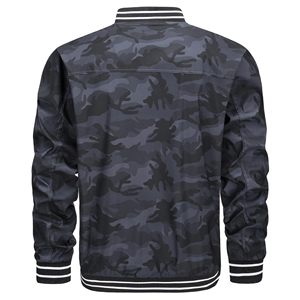 Chaqueta Bomber de Lona Cálida de Invierno para Hombre, Personalizable, Gruesa, con Múltiples Bolsillos, Estilo Urbano con Logotipo Frontal, Cortavientos 2025 - Product Image 2