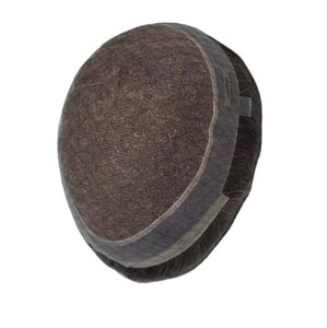 Peluca de Cabello Humano Australiano, Cabello Virgen Remy Indio, Prótesis Capilar, Toupee, Cabello Taz, BD - Product Image 2