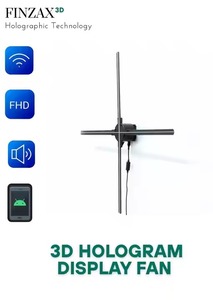 Indian Supplier <b>Hologram</b> <b>Equipment</b> 100cm 3D Holographic Fan High Brightness or Cloud-Controlled Advertising Display for Sale - Product Image 3