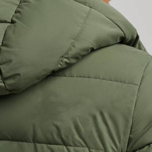 Chaqueta acolchada de Color verde sólido de alta calidad a precio bajo 2025 para hombre, ropa de calle más vendida, chaqueta de burbuja de gran tamaño para hombre - Product Image 6