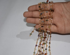 Cuentas de Aventurina Natural Multicolor de Alta Calidad, sin Cortar, para la Fabricación de Joyería, Cadenas de Rosario, Venta al Por Mayor - Product Image 2