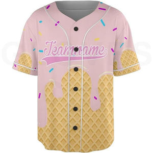 Comfort Fit Gameday GANTS City Baseball Jersey Conçu pour tous les maillots de baseball Design sublimé Day Comfort Baseball Jersey - Product Image 5