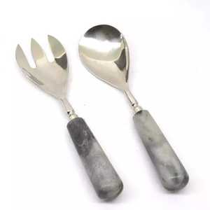 Fine Quality Most Trending Mango Wood Flatware Salad Server Or Spoon Top Quality Simple Look Kitchen <b>Gadgets</b> Cutlery Spoon Set - Product Image 6