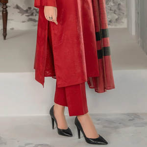 Conjuntos de vestidos informales de verano de buena calidad servicios OEM para mujer 3 uds Shalwar Kameez superventas - Product Image 4