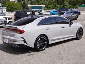 Maravilloso gris usado 2023 Kia K5 GT-Line FWD con ruedas de aleación Sistema de navegación de cuero Paquete Premium de arranque remoto - Product Image 3