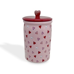 Luxury Striped Ceramic <b>Storage</b> Jar With Lid Airtight Food Safe <b>Container</b> Durable <b>Kitchen</b> Organizer Modern Countertop <b>Storage</b> - Product Image 4