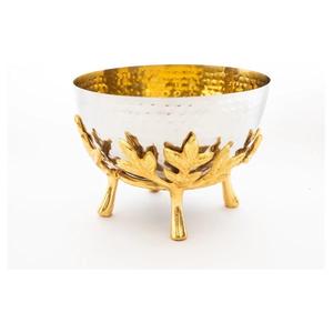 Modern Design Serving <b>Bowl</b> Unique Silver & Gold Finishing Metal Dinnerware for Home Hotel Restaurant <b>Party</b>-Direct Factory Price - Product Image 6