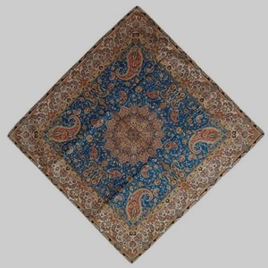 High Quality Custom Digital Print Bandana Latest <b>Square</b> Scarf for Ladies Wholesale From Manufacturer for <b>Hijab</b> Use - Product Image 4