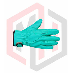 Guantes de trabajo de cuero transpirables resistentes al desgarro para mecánicos y soldadores sin silicona y sin polvo - Product Image 4