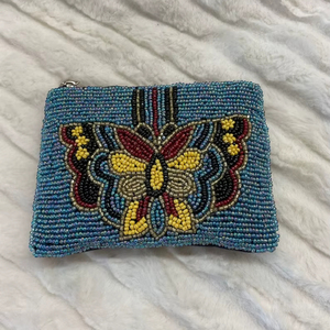 Monedero y Bolsa de Maquillaje Clásicos de Cuentas de Vidrio con Color Personalizado para Regalo de Boda o Fiesta - Product Image 1