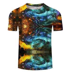 Top Trending 100% algodón sublimación camiseta para hombres Venta caliente moda suelta ajuste con manga corta Camiseta para hombres - Product Image 2