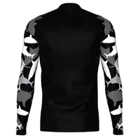 Rashguard de compression BJJ MMA pour homme, haute qualité, personnalisable avec logo, taille XL, collection automne, directement de l'usine