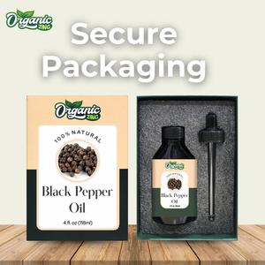 Organic Zing 100% Pure Natural Black Pepper Oil Aceites esenciales corporales con Romero y Rosa de coco Embalaje personalizado Precio bajo - Product Image 3