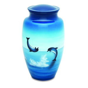 Urnes florales en métal pour cendres humaines Urnes commémoratives Urnes de crémation pour adultes Fournitures funéraires - Product Image 2