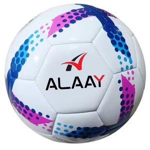 Alaay Balón de fútbol profesional PU cuero Color personalizado Size5 máquina cosida inflable profesional al por mayor - Product Image 1