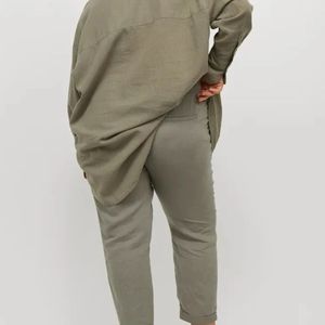 กางเกงพลัสไซส์ใหม่สำหรับผู้หญิงและกางเกงขายาวผู้ชาย กางเกงจ็อกเกอร์ลำลอง กางเกงแทร็คแพนท์ - Product Image 2