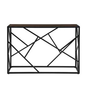 Mesa Consola de Hierro Negra, Muebles de Oficina para Uso Doméstico - Product Image 2