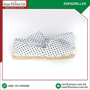 Wholesale 100% Natural Handmade <b>Canvas</b> <b>Espadrilles</b> Shoes Summer Evergreen Light Weight Highest Quality Breathable Slip-On Trendy - Product Image 4