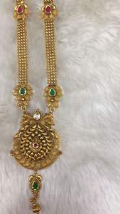 Indian Manufacturer Trendy Bridal <b>Jewellery</b> for Turkey Marriage Long Necklace Set With Earrings for Women Charm Ready to Ship - Product Image 5