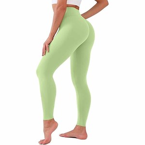 Mallas transpirables para mujer, entrenamiento atlético, Control de barriga, cintura elástica, ropa de gimnasio, mallas de entrenamiento cargadas, vestido deportivo - Product Image 1
