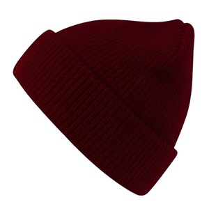 Personalized Custom Design Breathable Waterproof 100% Acrylic Beanie <b>Cap</b> <b>Winter</b> Knitted Skull <b>Cap</b> Custom Embroidery Solid Color - Product Image 1