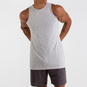 Diseño personalizado de los hombres transpirable Fitness chaleco gimnasio camiseta sin mangas hombres culturismo chaleco camisa Top Fitness Yoga entrenamiento camiseta sin mangas hombres - Product Image 3