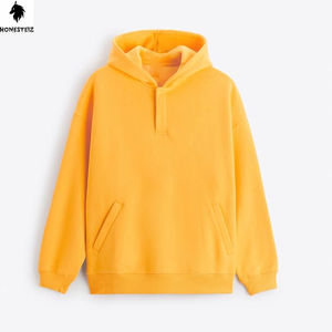 Sweat-shirt à capuche pour homme personnalisé, léger, de haute qualité, 100% coton, tissu éponge, motif uni, respirant - Product Image 4