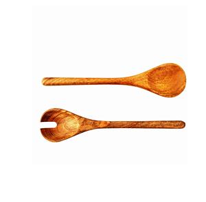 Nouvelle Cuillère en Bois Faite à la Main pour Servir et Cuisiner, Écologique, Lavable au Lave-Vaisselle, Outils à Salade, Cuisine Maison, Fabriqué en Inde - Product Image 3