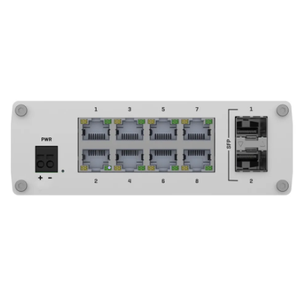 Teltonika tsw210 Gigabit Ethernet chuyển 8x RJ45 1000 MB/giây 2X SFP 10/100/1000 Mb/<span class=keywords><strong>S</strong></span> SNMP QoS chức năng Stackable <span class=keywords><strong>VLAN</strong></span> hỗ trợ - Product Image 2