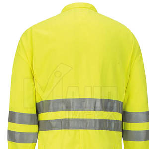 Overol de Alta Visibilidad de Manga Larga para Uso Industrial y de Construcción, Cumple con las Normas de Seguridad, Overol Duradero de Alta Visibilidad - Product Image 5