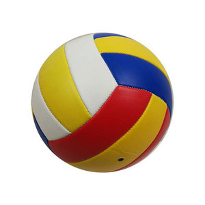 Balle de volley de jeunesse en plein air cousue à la Machine souple de haute qualité pour la formation/balles de volley-ball promotionnelles de conception personnalisée - Product Image 3