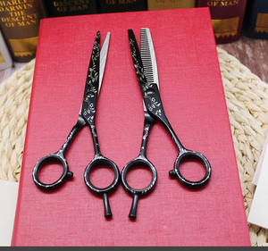 Home Use Hair Hairdressing Scissors <b>Barber</b> Kit 2 Pcs Thinning Cutting Scissor <b>Barber</b> Haircut <b>Set</b> - Product Image 2