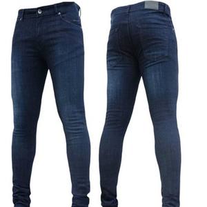Vêtements streetwear décontractés de haute qualité pantalons jeans pantalons d'extérieur jeans pantalons en coton pour hommes Slim Fitness vente en gros conception personnalisée - Product Image 3