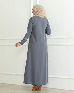 Elegante Vestido Abaya para Uso Diario, Ligero, Modesto y Cómodo, Perfecto para el Trabajo, el Hogar, Viajes o Eventos Especiales - Product Image 6