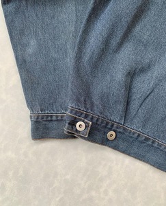 Chaqueta de mezclilla acolchada para hombre de manga larga delgada transpirable a prueba de viento Vintage Casual azul otoño algodón - Product Image 6