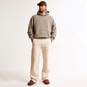 Sudaderas con capucha de hombre de alta calidad premium logotipo personalizado transpirable manga larga algodón mezclado tallas grandes hombres sudaderas con capucha para la venta - Product Image 3