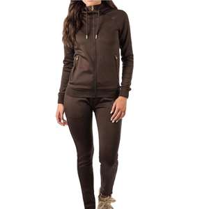 Fabrication de nouveautés, survêtement de marque à fermeture éclair, survêtement pour femmes, nouveau survêtement personnalisé pour femmes à la mode et à bas prix - Product Image 2