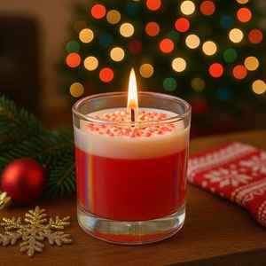 Amber <b>Glass</b> <b>Jar</b> Scented <b>Candle</b> Natural Soy Wax Aromatherapy Home Decor Wedding Party Smokeless Long Lasting Wholesale Supply - Product Image 2